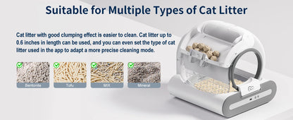 DOEL 65L Self-Cleaning Cat Litter Box