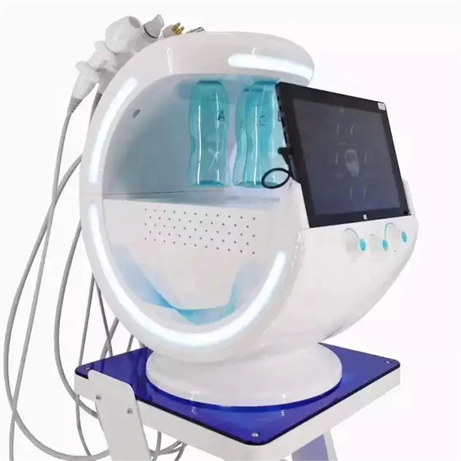 7 in 1 Water Oxygen Cleaning Facial Skin Analysis Device