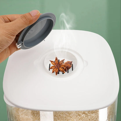 22Lb Rice Dispenser Large Sealed Grain Storage Container