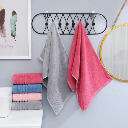 1/4/6PCS Red Bamboo Fiber Towels