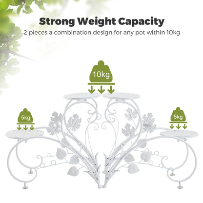 2PCS Classic Tall Plant Stand