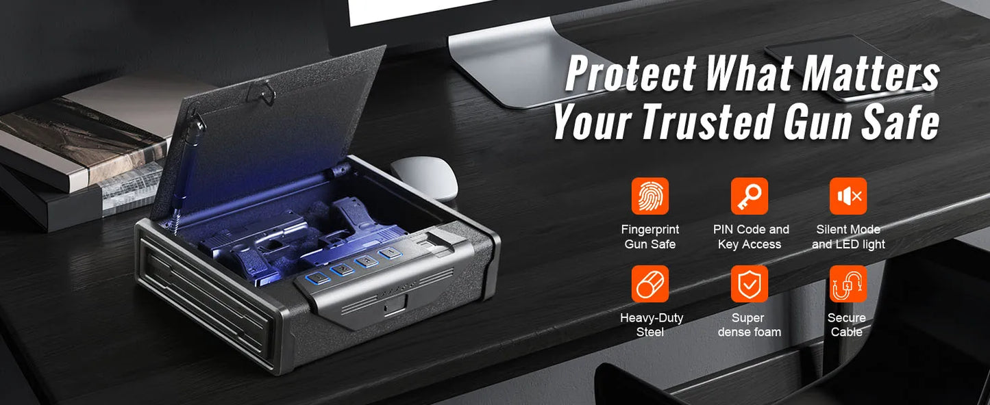 Gun Safe Steel Pistol Safe