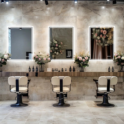 Illuminated LED Backlight Bathroom Mirror Frameless