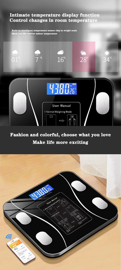 Body Fat Scale Smart Wireless Digital Bathroom Scale