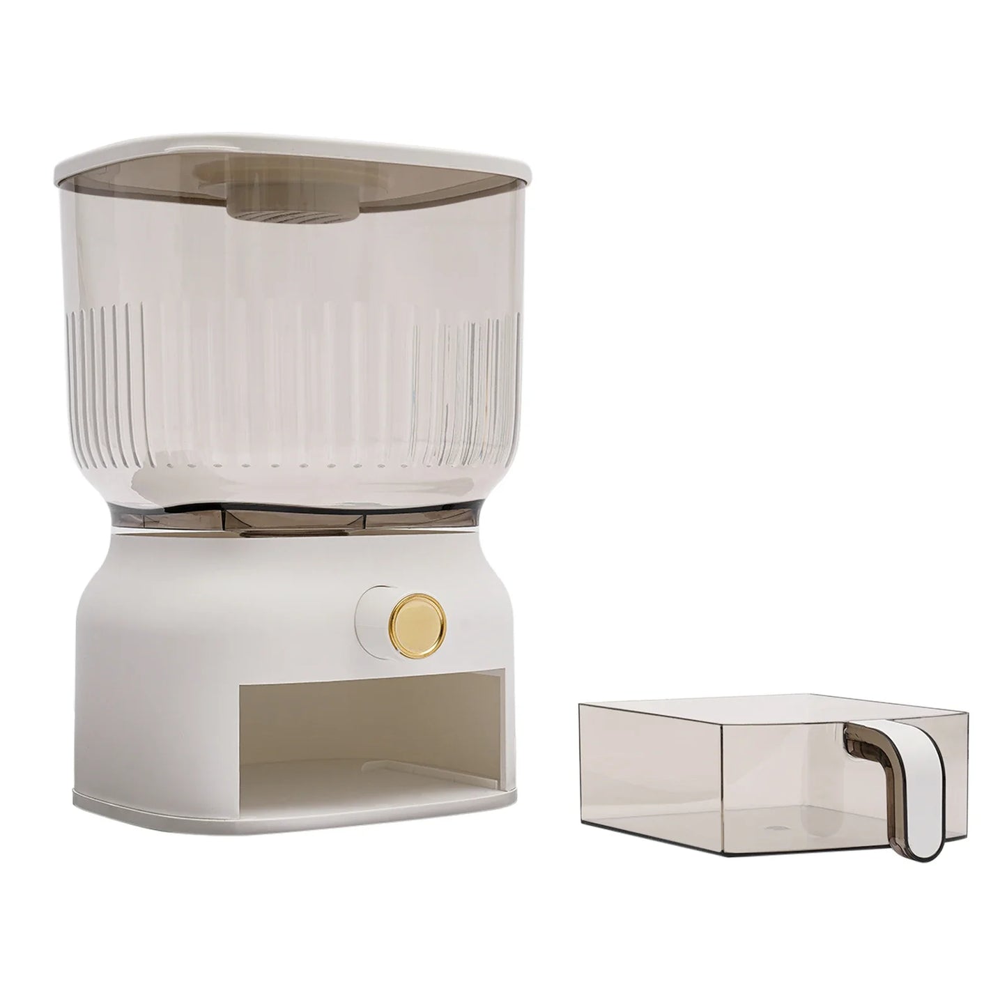 22Lb Rice Dispenser Large Sealed Grain Storage Container