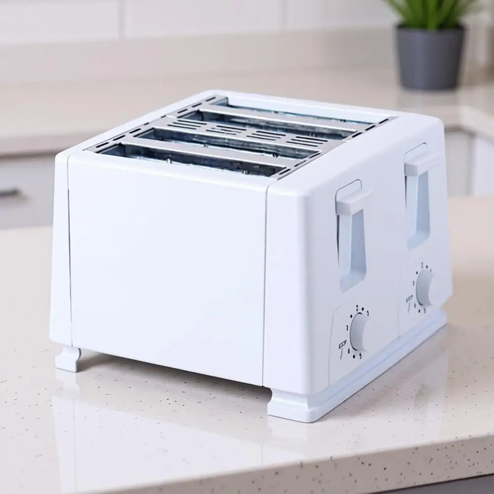 4 Slice Toaster, White
