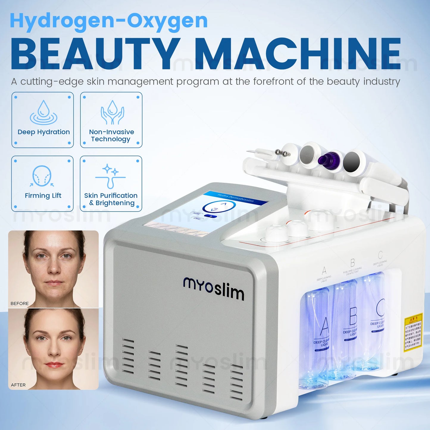 Portable 6-in-1 Hydro Machine Jet Peel Skin Care