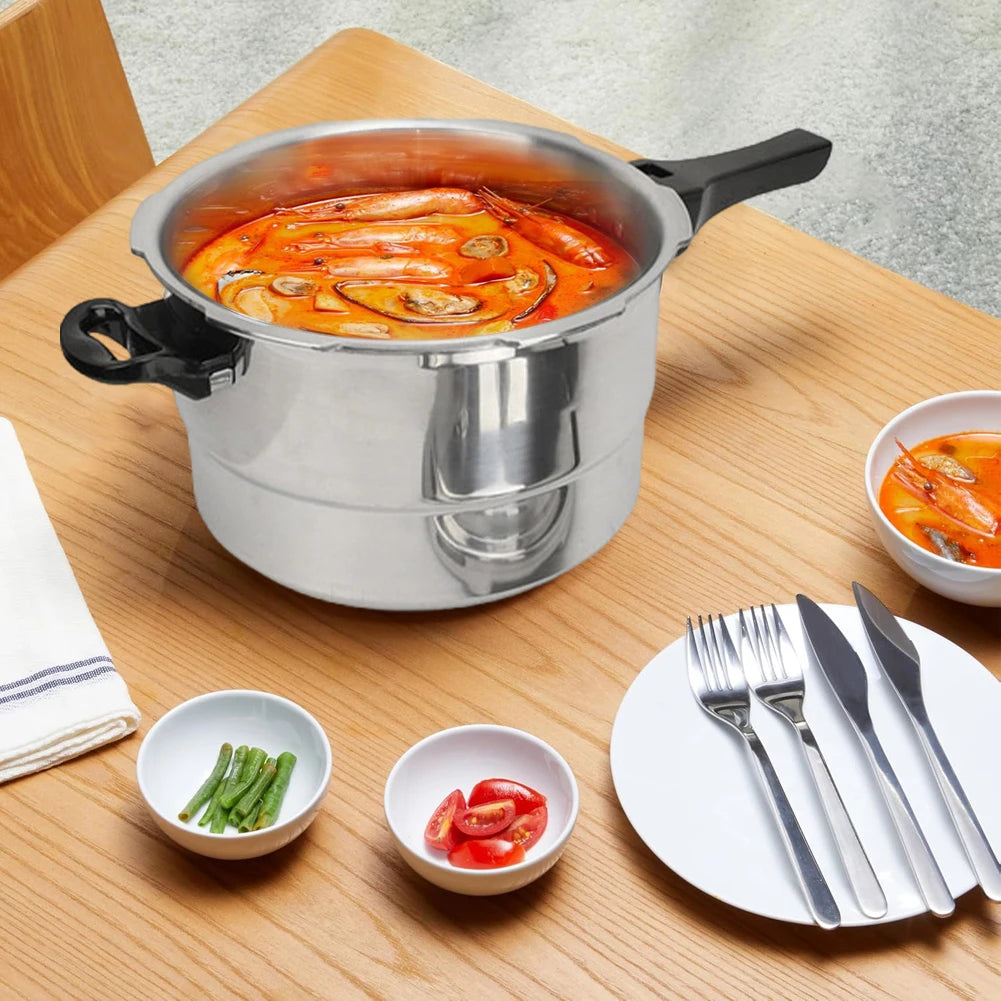 Small Pressure Cooker With Steaming Plate Household