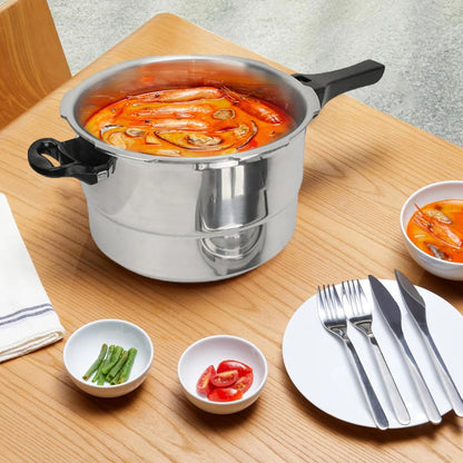 Small Pressure Cooker With Steaming Plate Household