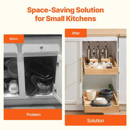 14-20inch Pull Out Cabinet Organizer