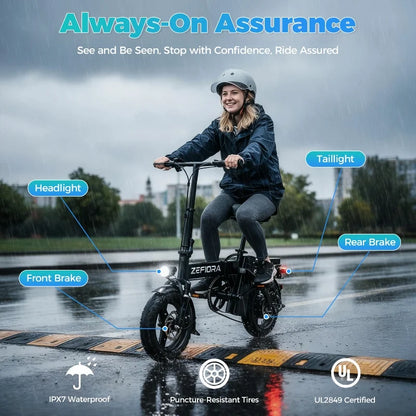 New 500W Adult Folding Electric Bike