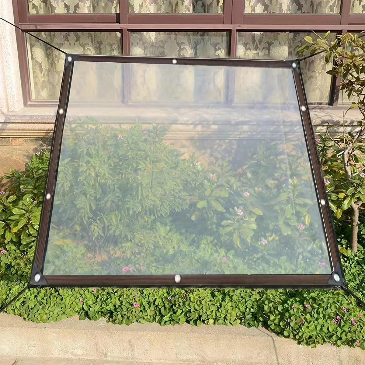 1 Thickened Transparent Waterproof Tarp