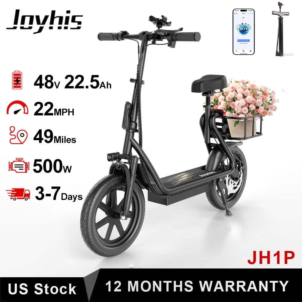 Electric Scooter for Adult, 20MPH Speed