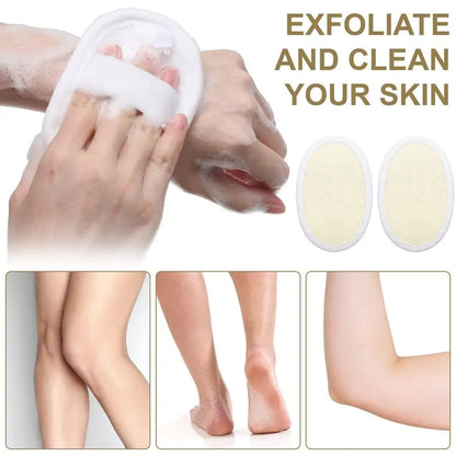 50 Pieces Exfoliating Loofah Pad Body Scrubber