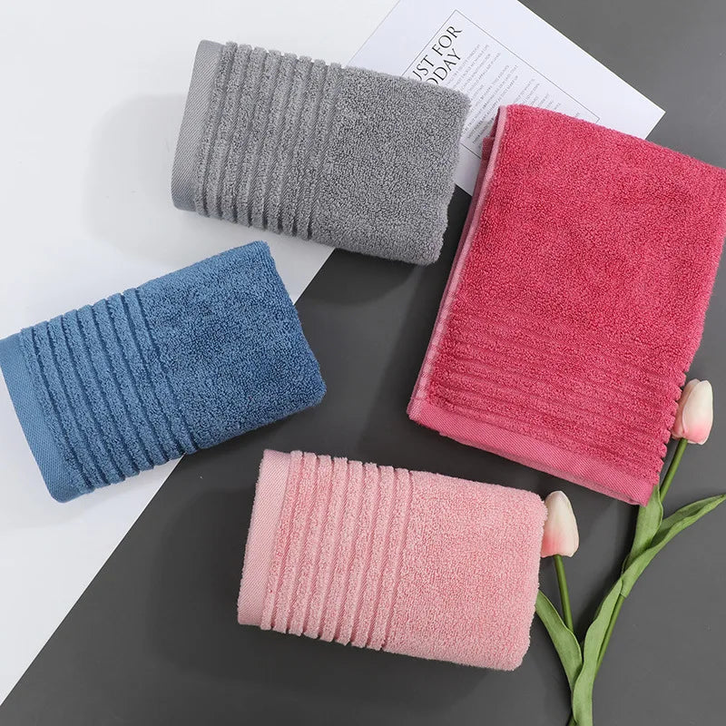 1/4/6PCS Red Bamboo Fiber Towels