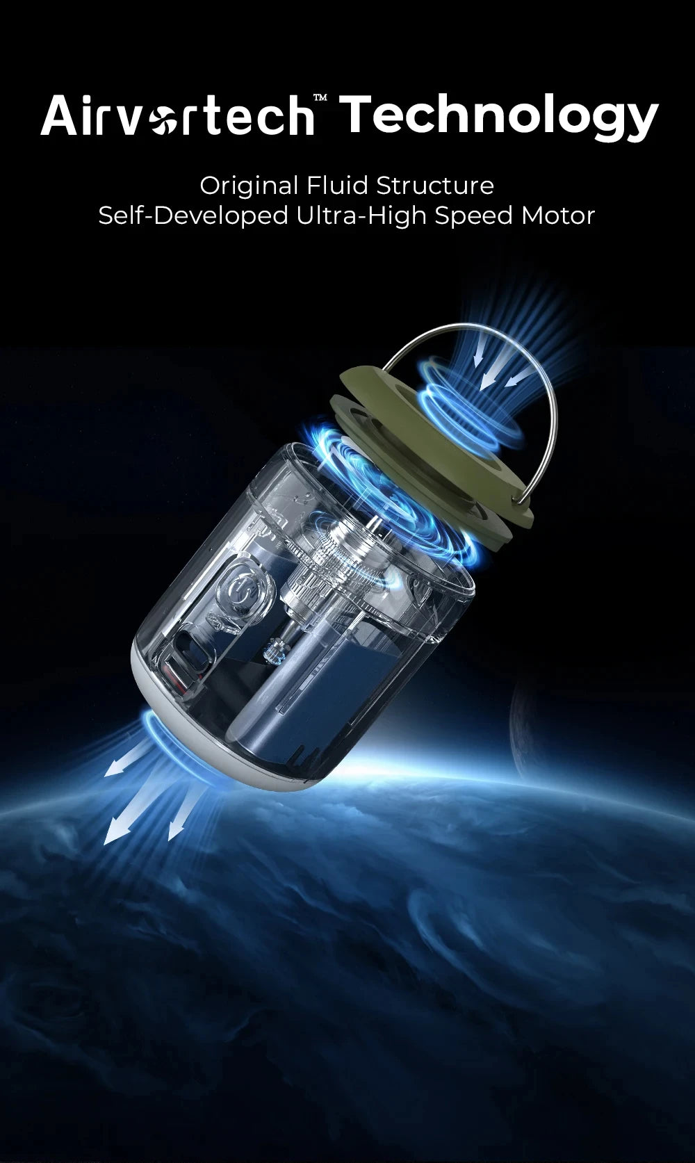WESTTUNE Tiny Air Pump with Camping Lantern