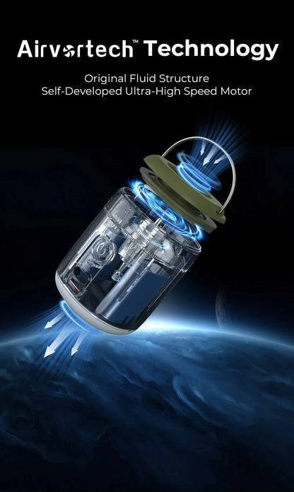 WESTTUNE Tiny Air Pump with Camping Lantern