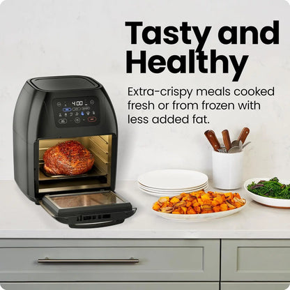 Digital Air Fryer with Rotisserie, Dehydrator & Convection Oven