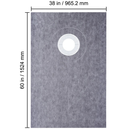 Waterproofing Shower Kit 38''x60"