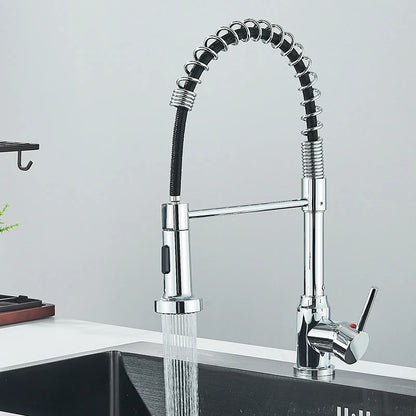 Spring Pull Down Kitchen Faucet Stream or Spray
