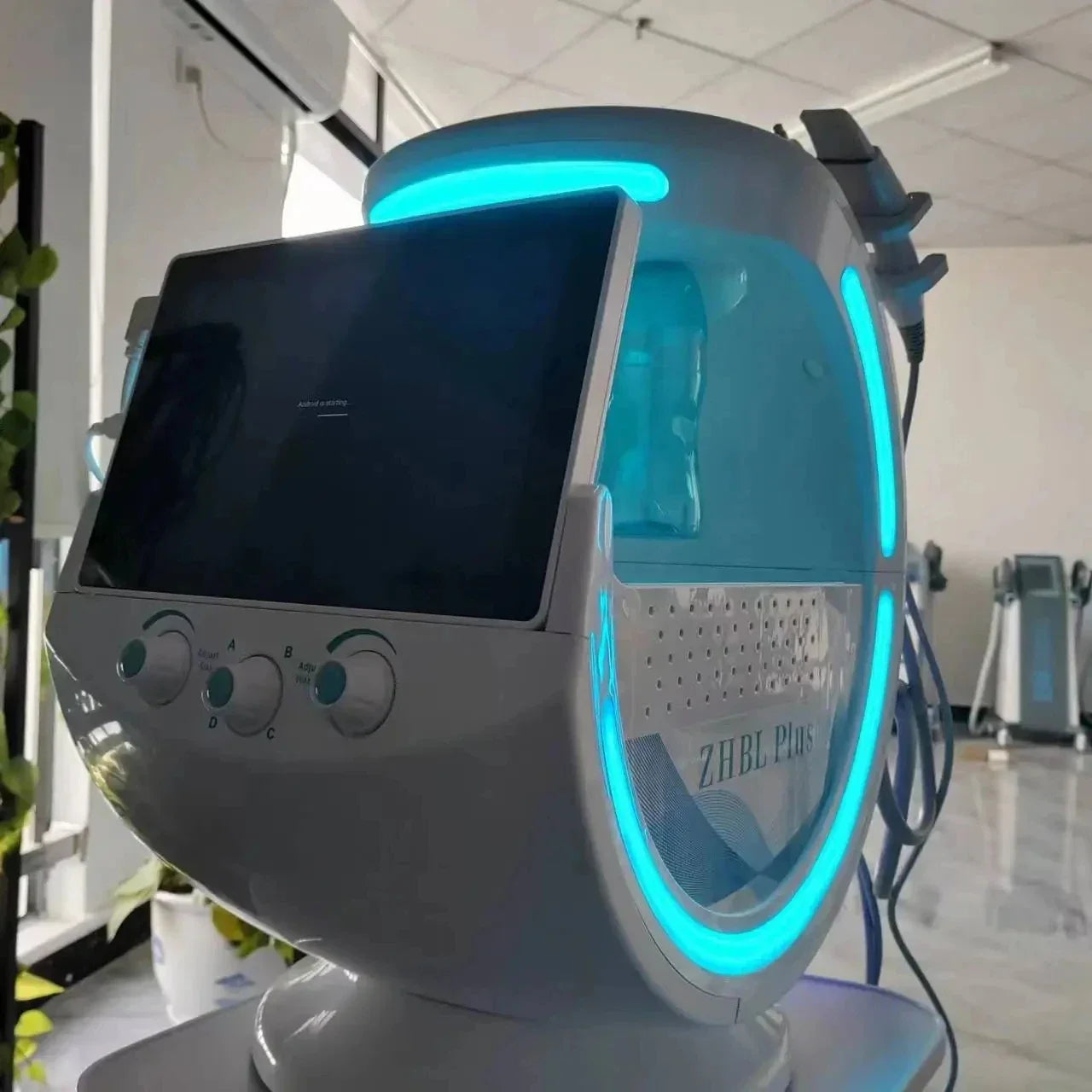 7 in 1 Water Oxygen Cleaning Facial Skin Analysis Device