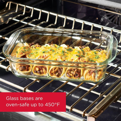 Airtight Leak-Proof Glass Food Storage Containers