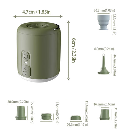 WESTTUNE Tiny Air Pump with Camping Lantern