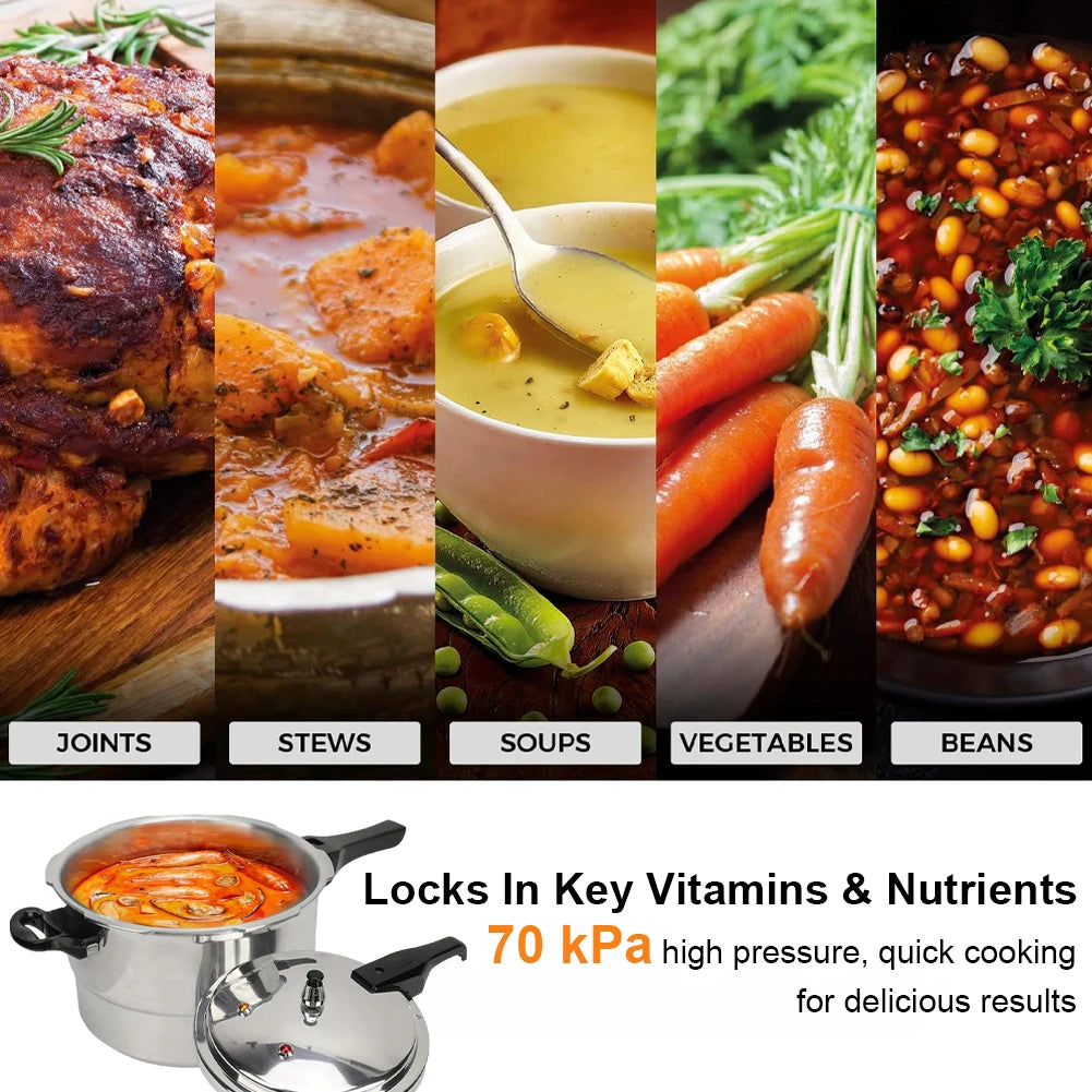 Small Pressure Cooker With Steaming Plate Household