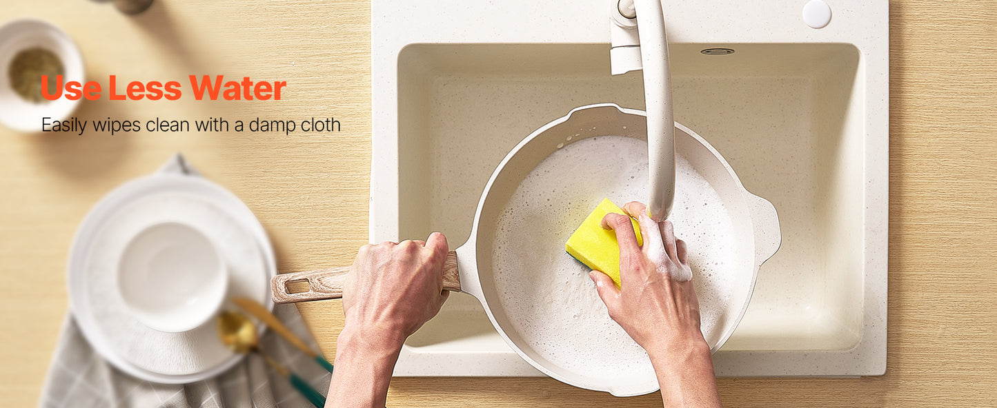 17=Piece Pots and Pans Set Nonstick Granite