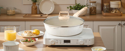 17=Piece Pots and Pans Set Nonstick Granite