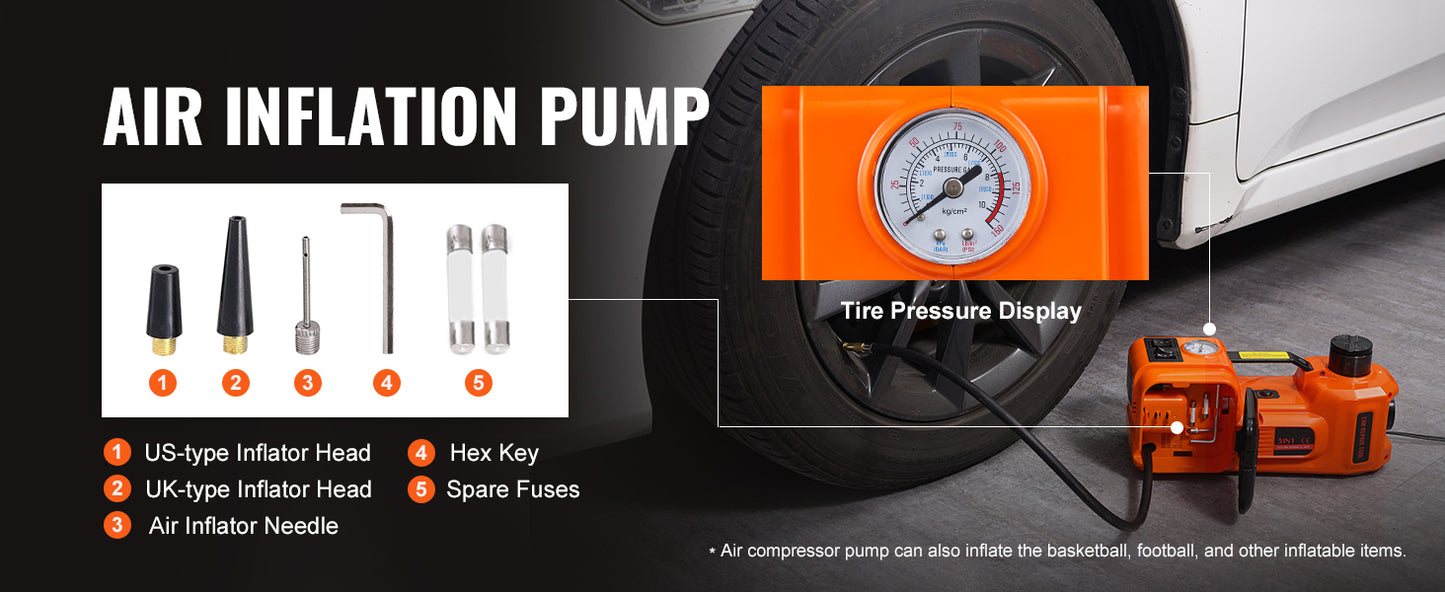 5T Electric Car Jack Hydraulic Car Jack