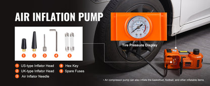 5T Electric Car Jack Hydraulic Car Jack