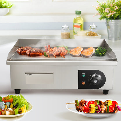 21In Commercial Electric Grill  Stainless Steel