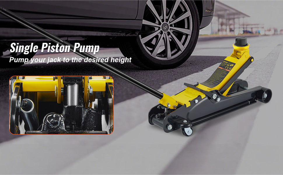 2.5T Hydraulic/Pnuematic Low Profile Floor Jack