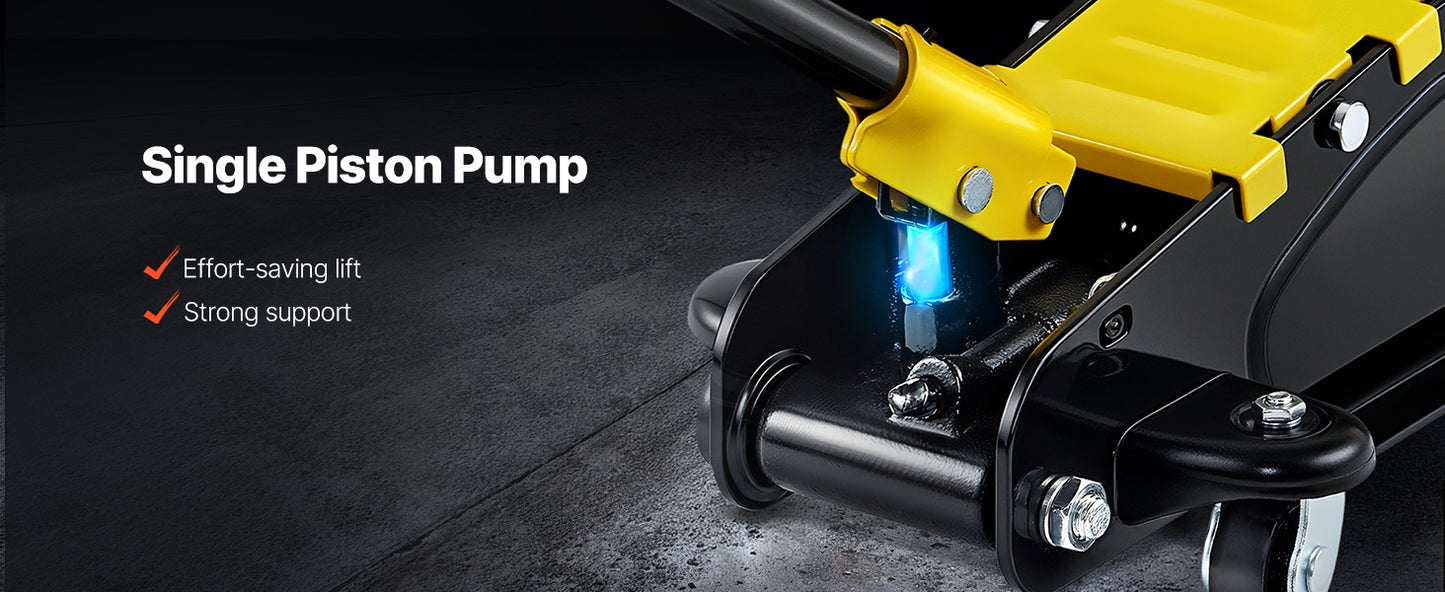 2.5T Hydraulic/Pnuematic Low Profile Floor Jack