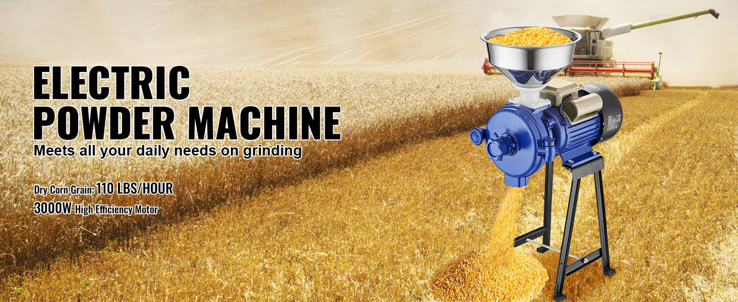 SucceBuy Electric Grain Mill And Spice Grinder