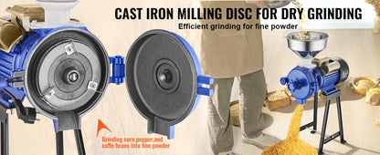 SucceBuy Electric Grain Mill And Spice Grinder