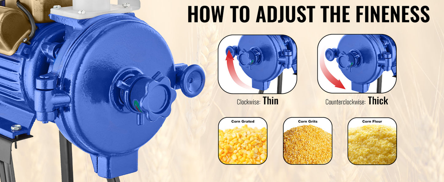 SucceBuy Electric Grain Mill And Spice Grinder