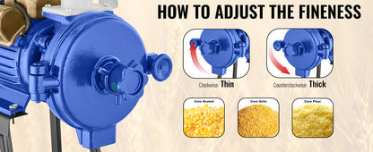 SucceBuy Electric Grain Mill And Spice Grinder