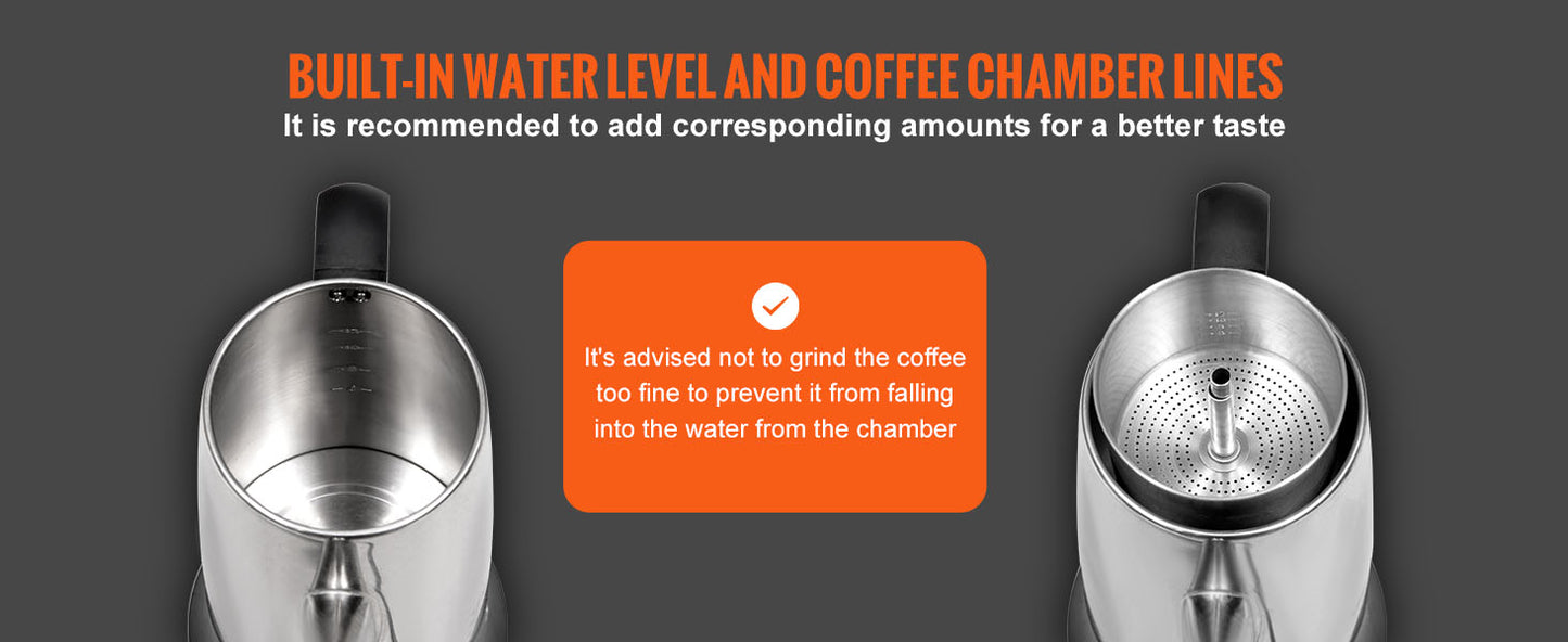 12-Cup Stainless Steel Coffee Perculator