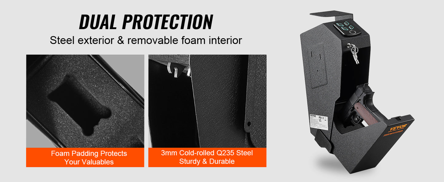 Gun Safe Steel Pistol Safe