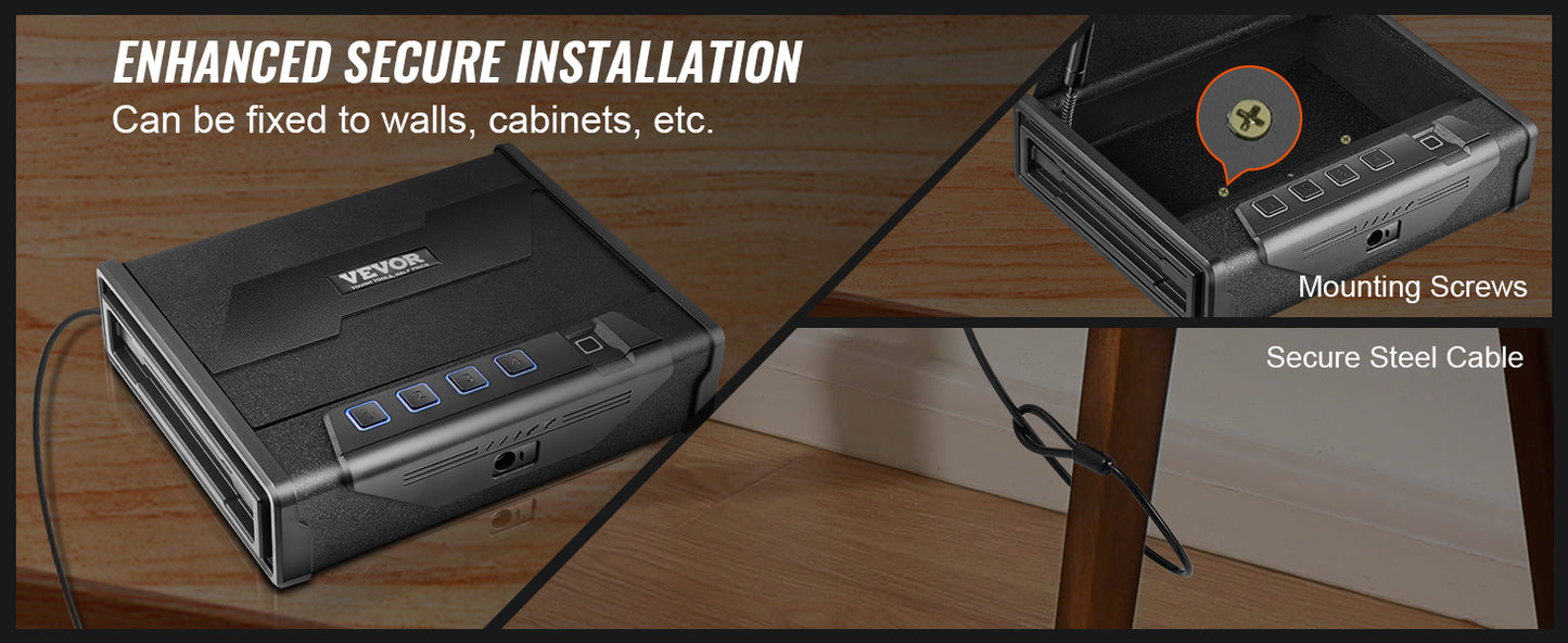 Gun Safe Steel Pistol Safe