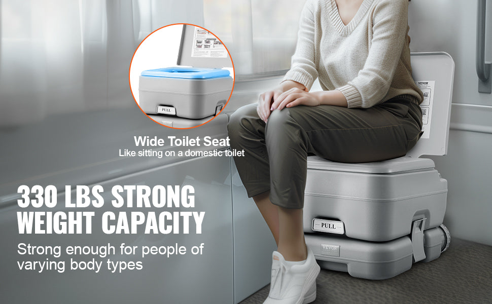 Porta Potty Push-Button Portable Toilet