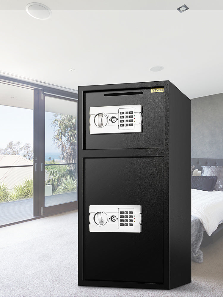 33" Steel Double Door Safe Deposit Box
