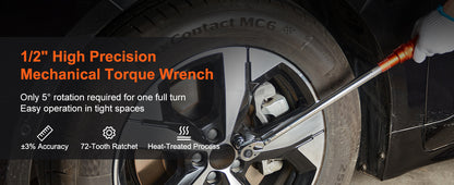 1/2" 1/4" 3/8" Mechanical Torque Wrench Set