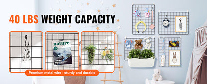 Wire Gridwall Display Racks Double Side Panels