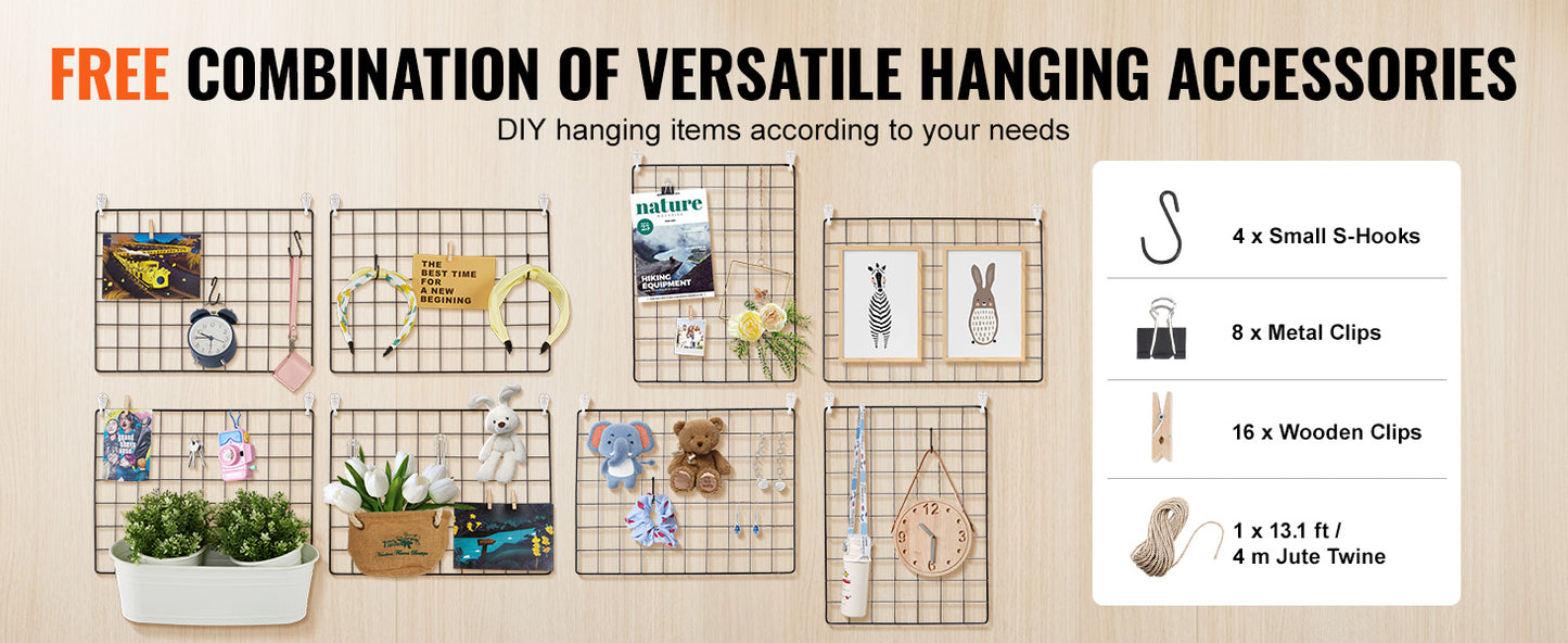 Wire Gridwall Display Racks Double Side Panels