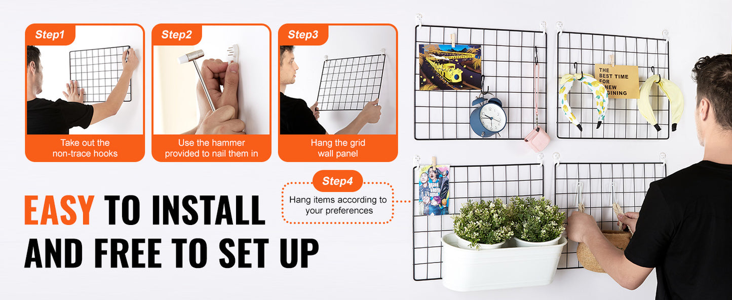 Wire Gridwall Display Racks Double Side Panels